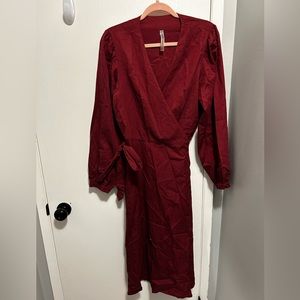 Burgundy Emma Knudsen Dress